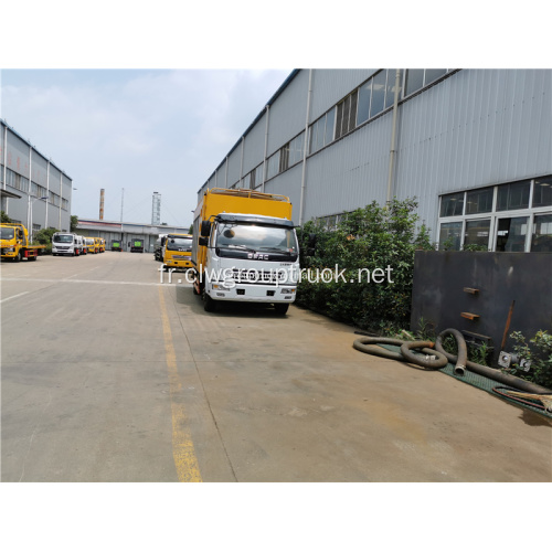 Dongfeng 4x2 camion de traitement des eaux usées